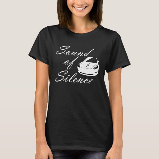 Electric car sound of silence energy turn T-Shirt (Vorderseite)