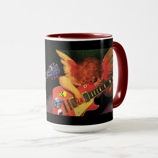 Electric Cherub zwei Töne Kaffee Tasse. Tasse (VorderseiteRechts)