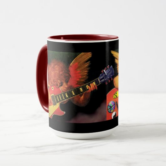 Electric Cherub zwei Töne Kaffee Tasse. Tasse (Vorderseite Links)