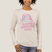 Electric Christmas Vibes Bella + Canvas Shirt – Ho (Vorderseite)