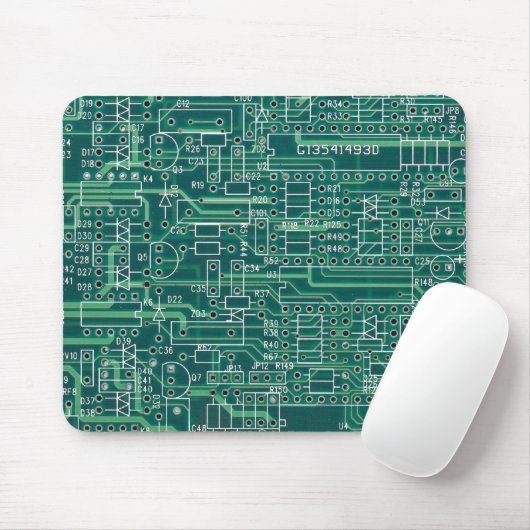 Electric circuit layout mousepad (Mit Mouse)