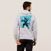 Electric Cyber Samurai Cat Hoodie - For Gamers (Schwarz voll)