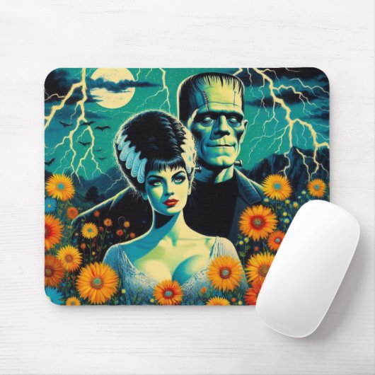 Electric Daisies Mousepad (Mit Mouse)