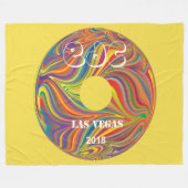 Electric Daisy Carnival Record Fleecedecke (Vorderseite (Horizontal))
