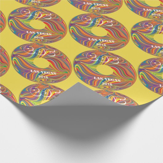 Electric Daisy Carnival Record Geschenkpapier (Ecke)