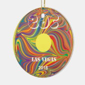 Electric Daisy Carnival Record Keramik Ornament (Links)