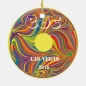 Electric Daisy Carnival Record Keramik Ornament (Hinten)