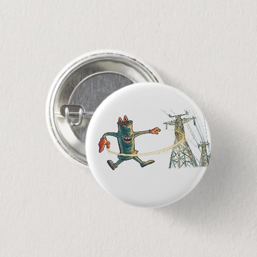 Electric Discotech Button (Vorne & Hinten)