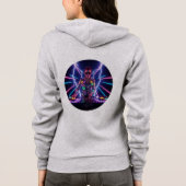 Electric DJ Vibe Full Zip Hoodie ⚡ 🎧 (Rückseite)