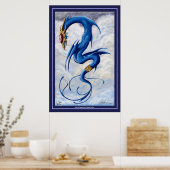 Electric Dragon Poster (Küche)