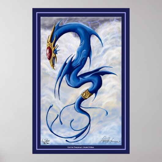 Electric Dragon Poster (Vorne)