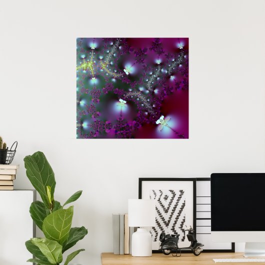 Electric Dragonflies Poster (Heimbüro)