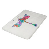 Electric Dragonfly A Bath Mat Badematte (Schrägansicht)