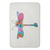 Electric Dragonfly A Bath Mat Badematte (Vorderseite Vertikal)