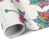 Electric Dragonfly A Geschenkpapier (Rolleneckpunkt)