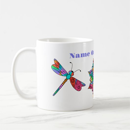 Electric Dragonfly Kaffeetasse (Links)