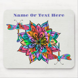 Electric Dragonfly Mousepad