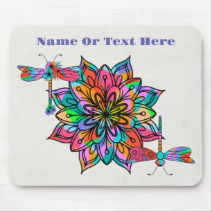 Electric Dragonfly Mousepad