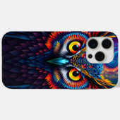 Electric Dream Owl Case-Mate iPhone Hülle (Rückseite (Horizontal))