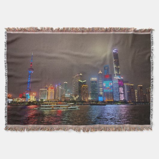 Electric Dreams - Futuristic Shanghai Skyline, A C Decke (Vorderseite)