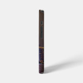 Electric Dreams - Futuristic Shanghai Skyline, A C iPhone Hülle (Linke Seite)