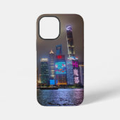 Electric Dreams - Futuristic Shanghai Skyline, A C iPhone Hülle (Rückseite)