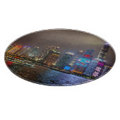 Electric Dreams - Futuristic Shanghai Skyline, A C Schneidebrett (Ecke)