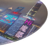 Electric Dreams - Futuristic Shanghai Skyline, A C Schneidebrett (Ecke)