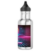 Electric Dreams Retro Neon Tasse - 80er Edelstahlflasche (Rechts)