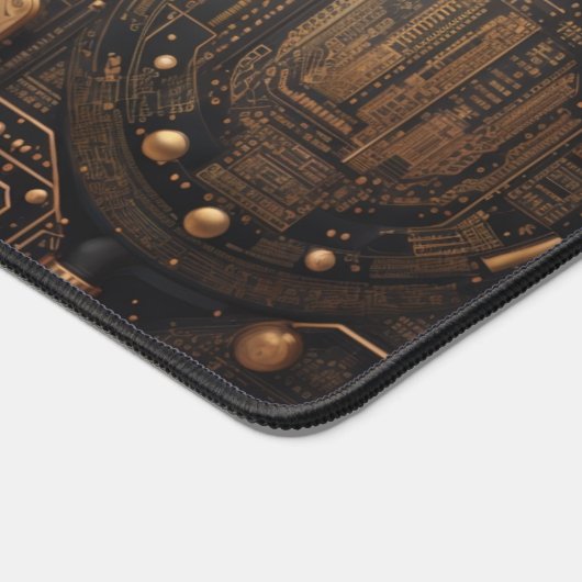 Electric Elegance - Circuit Symphony Series Schreibtischunterlage (Ecke)