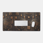 Electric Elegance - Circuit Symphony Series Schreibtischunterlage (Tastatur & Maus)