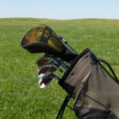 Electric Elegance Initial Golf Headcover (In SItu)