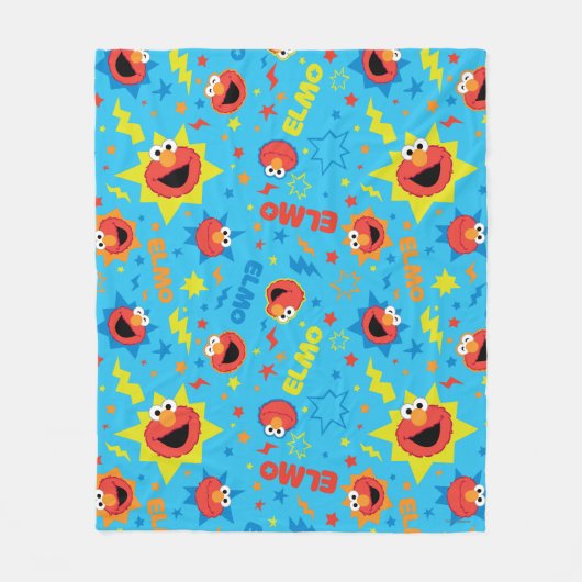 Electric Elmo Pattern Fleecedecke (Vorderseite)