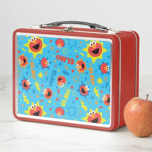 Electric Elmo Pattern Metall Brotdose (Beispiel)