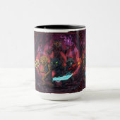 Electric Fantasy Animal Warrior Art Tasse (Zentrum)