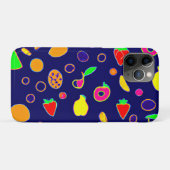 Electric Fruit Fiesta Design Case-Mate iPhone Hülle (Rückseite (Horizontal))