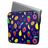Electric Fruit Fiesta Design Laptopschutzhülle (Vorderseite Links)