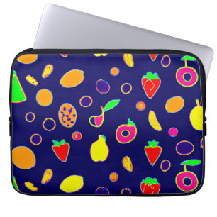 Electric Fruit Fiesta Design Laptopschutzhülle