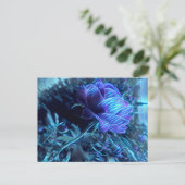 Electric Garden Rose Postkarte (Stehend Vorderseite)