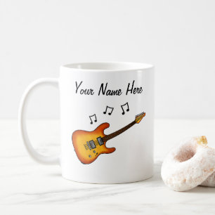 Electric Gitarre Custom Tasse Gitarrist Musician G
