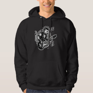 Electric Gitarre Kitten Music Lover Rock Gitarrist Hoodie