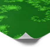 Electric Green Jellyfish Poster (Ecke)
