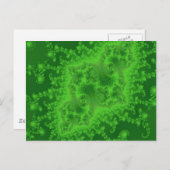 Electric Green Jellyfish Postkarte (Vorne/Hinten)