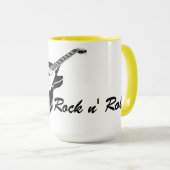 Electric Guitar and Text Tasse (VorderseiteRechts)