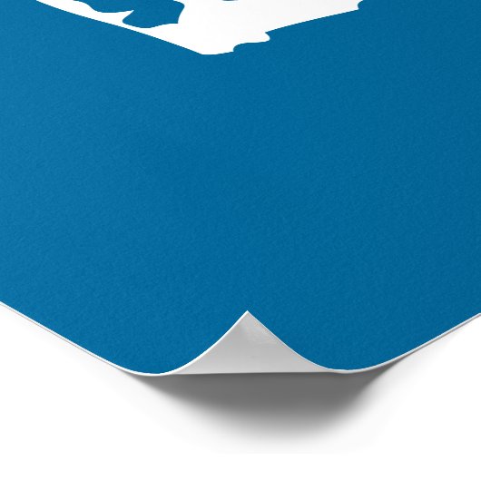 Electric Guitar Delay Pedal Poster (Ecke)