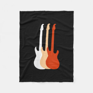 Electric Guitar - Guitar Player Music Fleecedecke