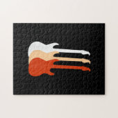 Electric Guitar - Guitar Player Music Puzzle (Horizontal)