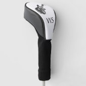 Electric Guitar Monogram Golf Head Cover Golf Headcover (angewinkelt)