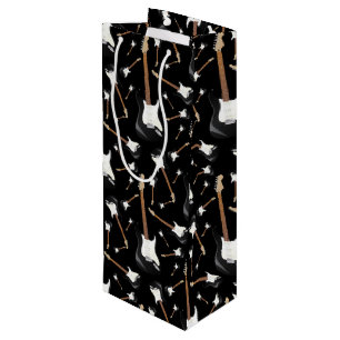 Electric Guitar Musician Music Teacher Geschenktüte Für Weinflaschen