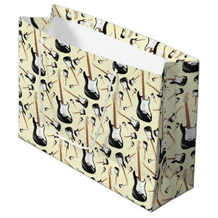 Electric Guitar Musician Music Teacher Große Geschenktüte